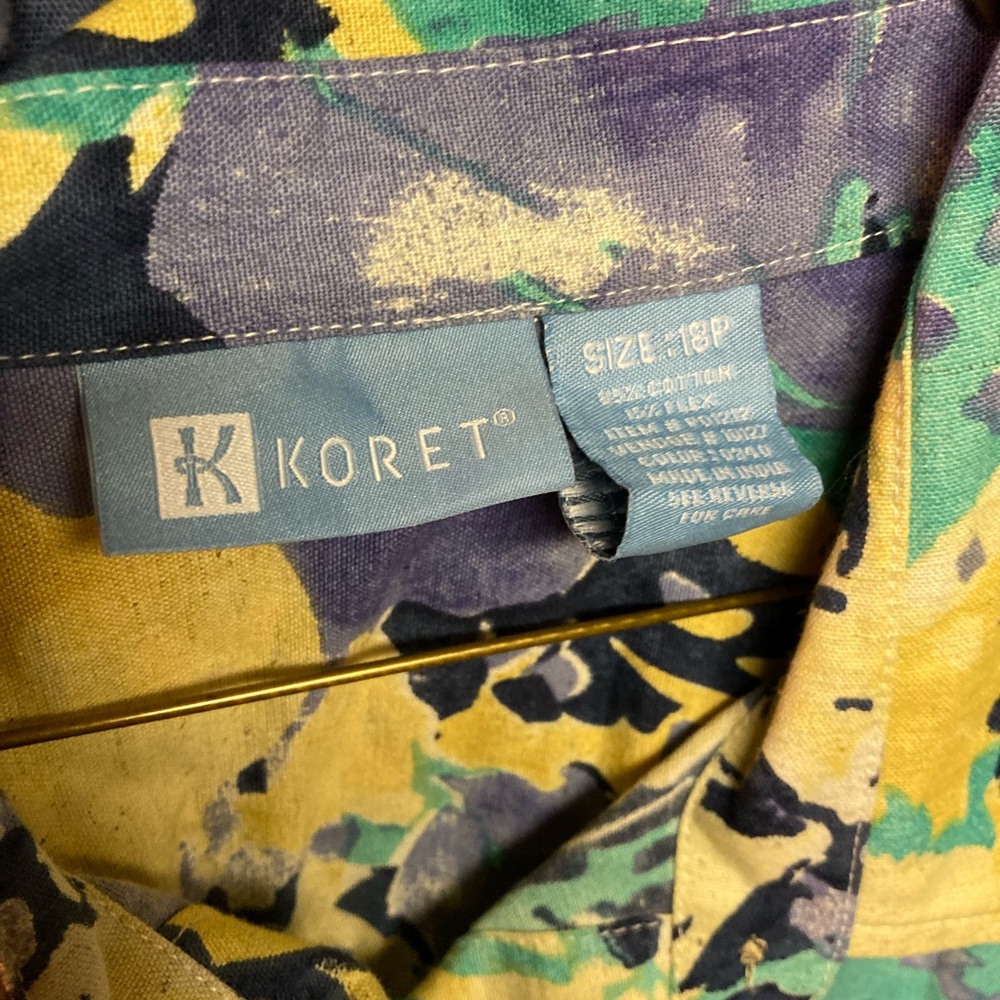 Koret Multicolor Patterned Lightweight Shirt Jack… - image 2